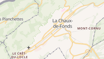 La Chaux-de-Fonds online map