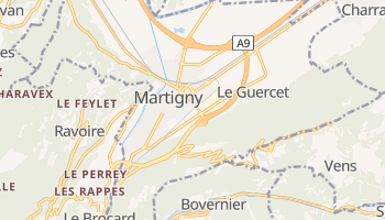 Martigny online map