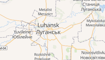 Lugansk online kort