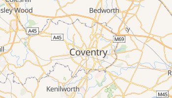 Coventry online kort