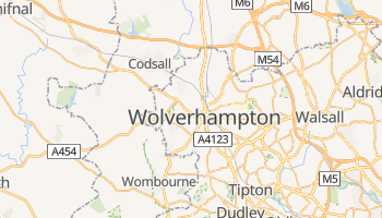 Wolverhampton online kort