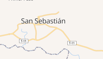 San Sebastian online kort