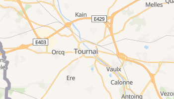 Mapa online de Tournai
