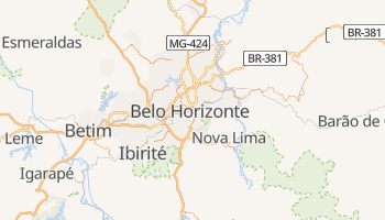 Mapa online de Belo Horizonte