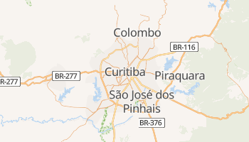 Mapa online de Curitiba