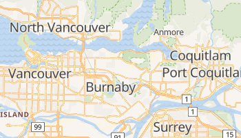 Mapa online de Burnaby