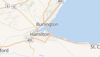 Mapa online de Hamilton