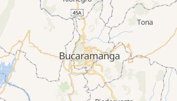 Mapa online de Bucaramanga
