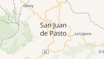 Mapa online de San Juan de Pasto