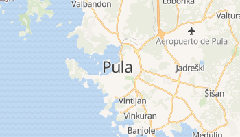 Mapa online de Pula