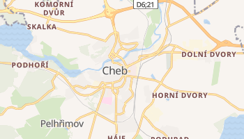 Mapa online de Cheb
