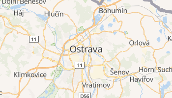 Mapa online de Ostrava
