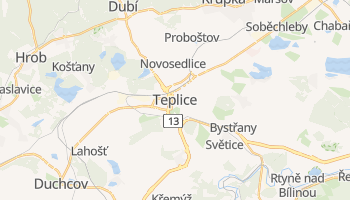 Mapa online de Teplice