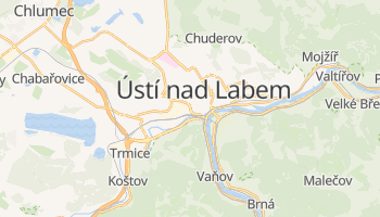 Mapa online de Ústí nad Labem