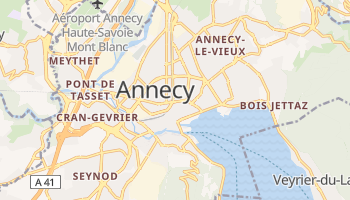 Mapa online de Annecy