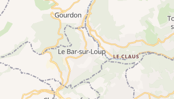 Mapa online de Le Bar-sur-Loup
