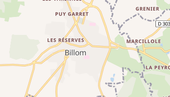 Mapa online de Billom