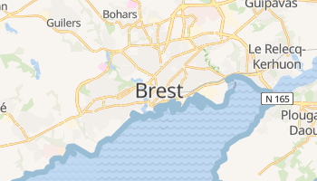 Mapa online de Brest
