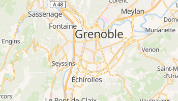 Mapa online de Grenoble