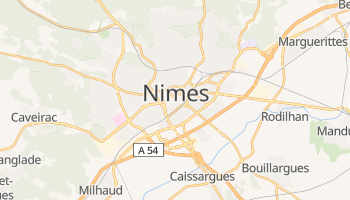 Mapa online de Nimes