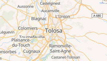 Mapa online de Toulouse