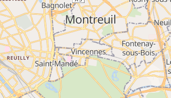 Mapa online de Vincennes