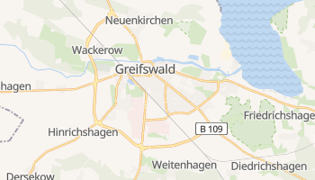 Mapa online de Greifswald
