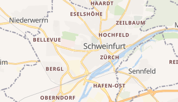 Mapa online de Schweinfurt ciudad