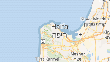 Mapa online de Haifa