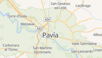 Mapa online de Pavía