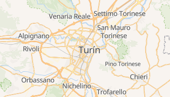 Mapa online de Turín