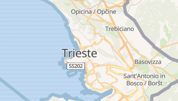 Mapa online de Trieste