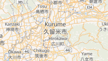 Mapa online de Kurume