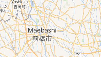 Mapa online de Maebashi