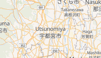 Mapa online de Utsunomiya