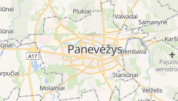 Mapa online de Panevėžys