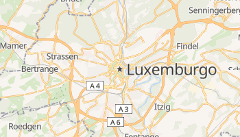 Mapa online de Luxemburgo