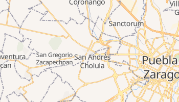 Mapa online de Cholula