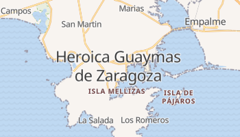Mapa online de Guaymas