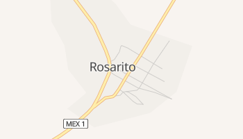 Mapa online de Rosarito
