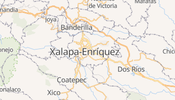 Mapa online de Xalapa-Enríquez