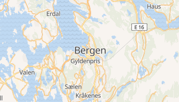 Mapa online de Bergen