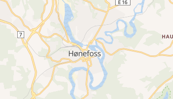 Mapa online de Hønefoss