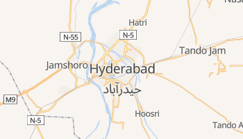 Mapa online de Hyderabad