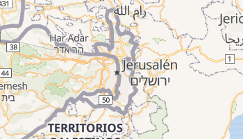 Mapa online de Jerusalén Este