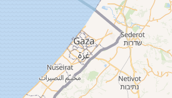 Mapa online de Gaza