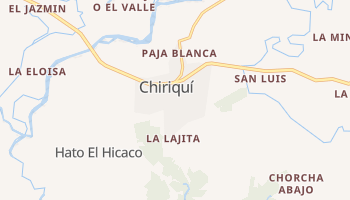 Mapa online de Chiriquí