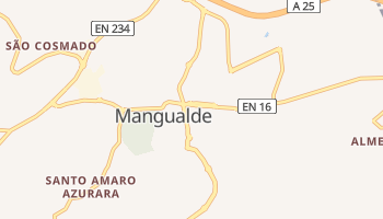 Mapa online de Mangualde