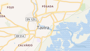 Mapa online de Tavira