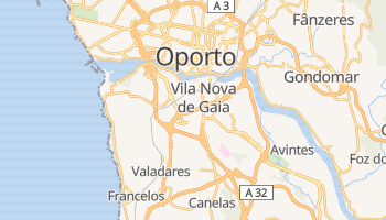 Mapa online de Vila Nova de Gaia